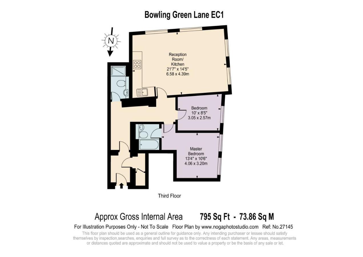 Mulberry Flat 6 - Two Bedroom 3Rd Floor By City Living 伦敦 外观 照片